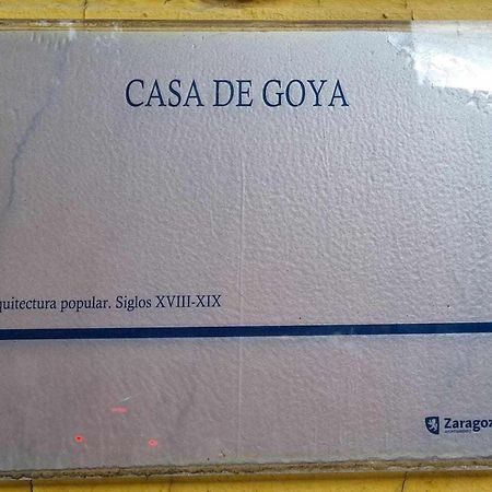 Casa De Goya Comotucasa Zaragoza Exteriör bild